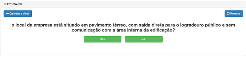 Informe do Piso Térreo no Corpo de Bombeiros Militar de Santa Catarina.