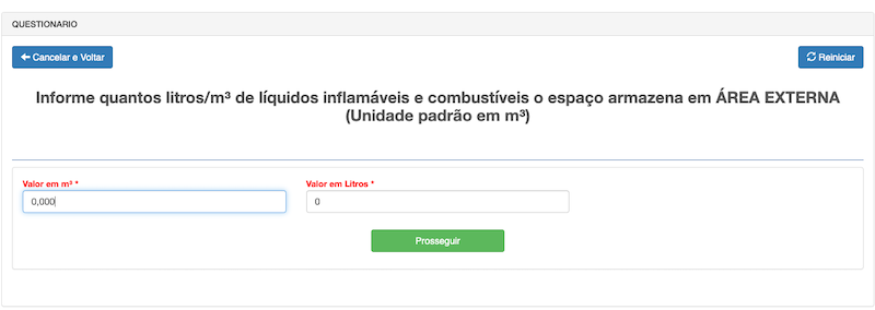 Inflamáveis no Corpo de Bombeiros Militar de Santa Catarina.