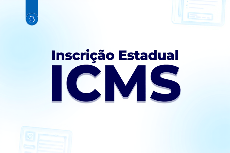 Texto com Inscrição Estadual e ICMS