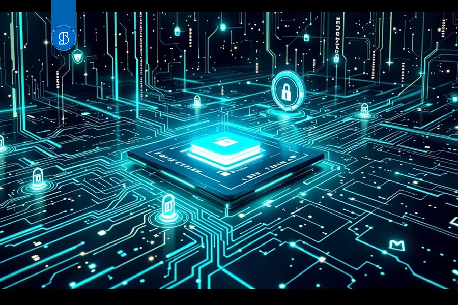 Imagem das conexões do blockchain.