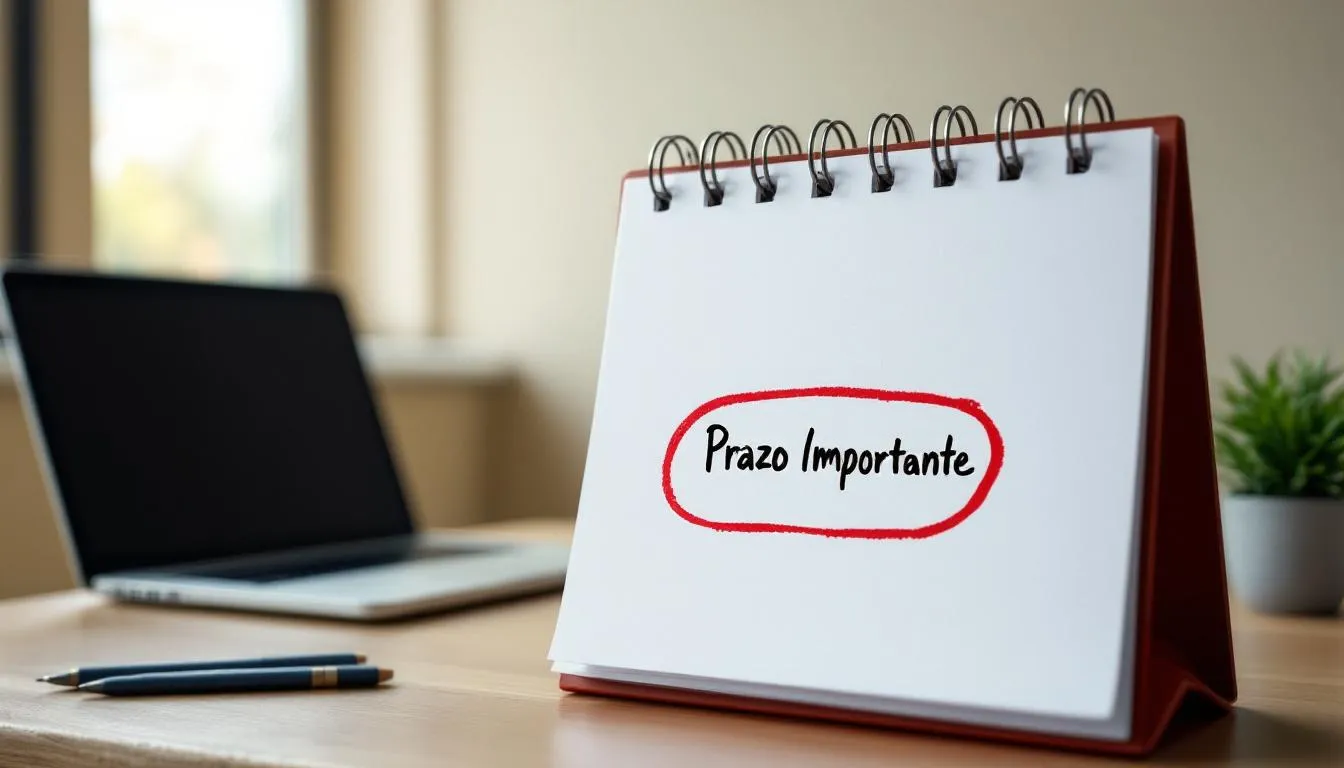 Prazo Importante no calendário.