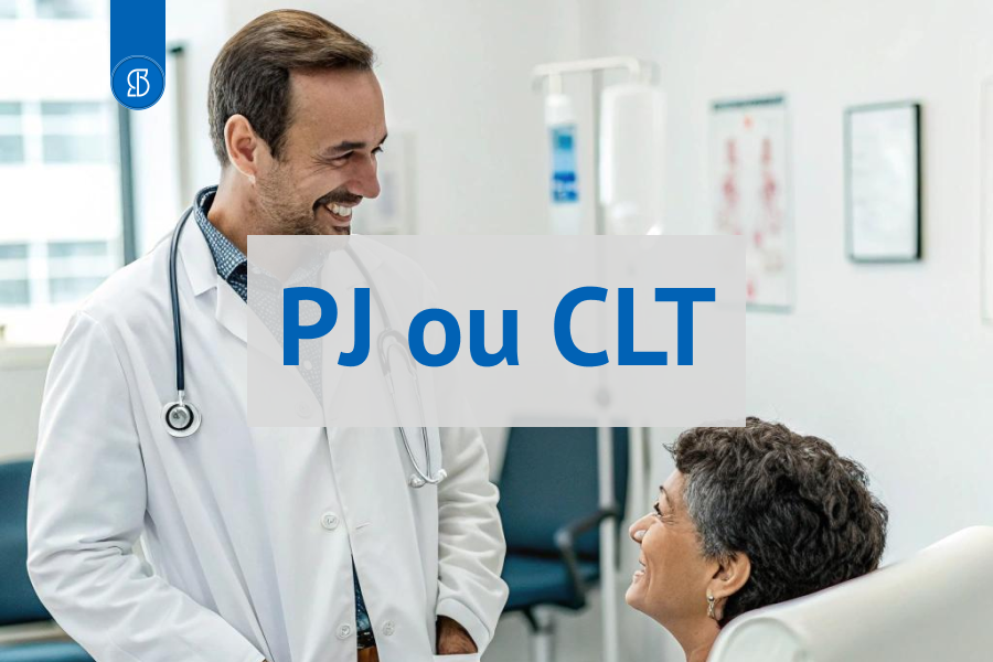 Foto com médico atendendo paciente.