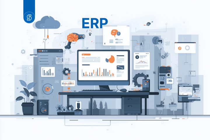 Imagem das conexões de um software ERP.