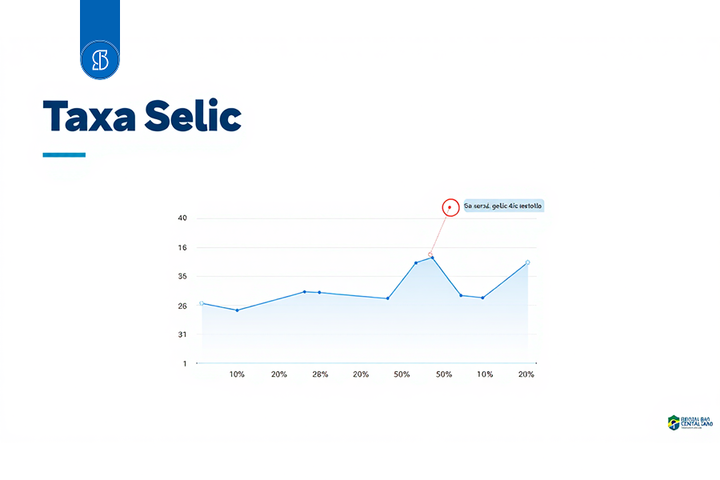 Gráfico com a Taxa Selic
